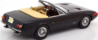 Ferrari 365 GTB Daytona Spyder (US-Version) 1969 schwarz KK-Scale 1:18 Metallmodell (Türen, Motorhaube... nicht zu öffnen!)