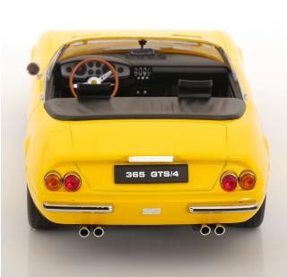 Ferrari 365 GTS Daytona Spyder 1.Serie 1969 gelb KK-Scale 1:18 Metallmodell (Türen, Motorhaube... nicht zu öffnen!)