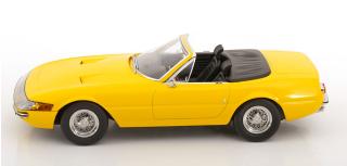 Ferrari 365 GTS Daytona Spyder 1.Serie 1969 gelb KK-Scale 1:18 Metallmodell (Türen, Motorhaube... nicht zu öffnen!)