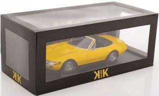Ferrari 365 GTS Daytona Spyder 1.Serie 1969 gelb KK-Scale 1:18 Metallmodell (Türen, Motorhaube... nicht zu öffnen!)