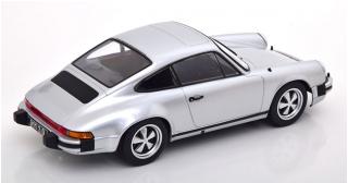 Porsche 911 G-Modell Carrera 3.0 Coupe 1977 silber KK-Scale 1:18 Metallmodell (Türen, Motorhaube... nicht zu öffnen!)
