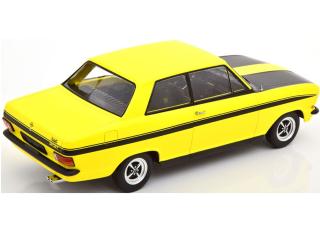 Opel Kadett B Sport 1973 gelb/schwarz KK-Scale 1:18 Metallmodell (Türen, Motorhaube... nicht zu öffnen!)