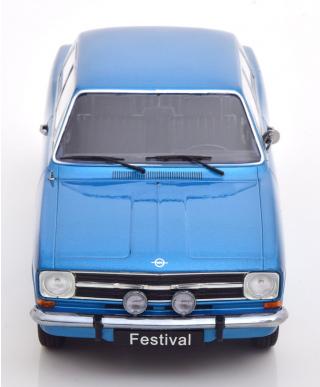 Opel Kadett B Festival 1973 blaumetallic KK-Scale 1:18 Metallmodell (Türen, Motorhaube... nicht zu öffnen!)
