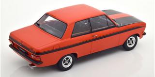 Opel Kadett B Sport 1973 rot/schwarz KK-Scale 1:18 Metallmodell (Türen, Motorhaube... nicht zu öffnen!)