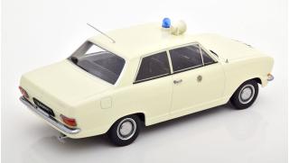 Opel Kadett B Polizei 1972 weiß KK-Scale 1:18 Metallmodell (Türen, Motorhaube... nicht zu öffnen!)