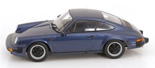 Porsche 911 Carrera Coupe 1983 dunkelblau-metallic KK-Scale 1:18 Metallmodell (Türen, Motorhaube... nicht zu öffnen!)