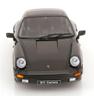 Porsche 911 Carrera Coupe 1983 schwarz KK-Scale 1:18 Metallmodell (Türen, Motorhaube... nicht zu öffnen!)