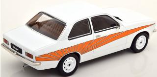 Opel Kadett C Swinger 1973 weiß/orange  KK-Scale 1:18 Metallmodell (Türen, Motorhaube... nicht zu öffnen!)