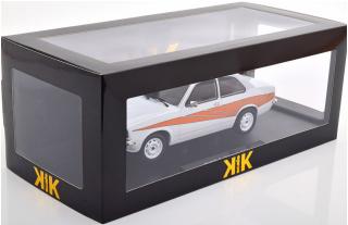 Opel Kadett C Swinger 1973 weiß/orange  KK-Scale 1:18 Metallmodell (Türen, Motorhaube... nicht zu öffnen!)