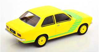 Opel Kadett C Swinger 1973 gelb/grün KK-Scale 1:18 Metallmodell (Türen, Motorhaube... nicht zu öffnen!)