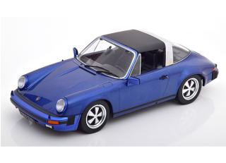 Porsche 911 Carrera 3.0 Targa 1977 blaumetallic 1:18 KK-Scale 1:18 Metallmodell (Türen, Motorhaube... nicht zu öffnen!)