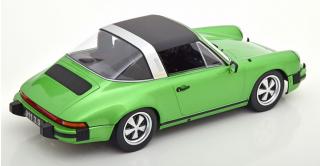 Porsche 911 Carrera 3.0 Targa 1977 grünmetallic mit abnehmbarem Targadach  KK-Scale 1:18 Metallmodell (Türen, Motorhaube... nicht zu öffnen!)