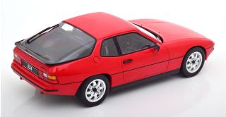 Porsche 924 1985 rot   KK-Scale 1:18 Metallmodell (Türen, Motorhaube... nicht zu öffnen!)