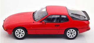 Porsche 924 1985 rot   KK-Scale 1:18 Metallmodell (Türen, Motorhaube... nicht zu öffnen!)