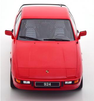 Porsche 924 1985 rot   KK-Scale 1:18 Metallmodell (Türen, Motorhaube... nicht zu öffnen!)