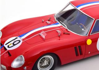 Ferrari 250 GTO #19 2nd 24h Le Mans 1962 KK-Scale 1:18 Metallmodell (Türen, Motorhaube... nicht zu öffnen!) Wiederauflage Wiederauflage