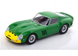 Ferrari 250 GTO 1962 grün/gelb (mit 4 verschiedenen Decalsätzen) KK-Scale 1:18 Metallmodell (Türen, Motorhaube... nicht zu öffnen!)