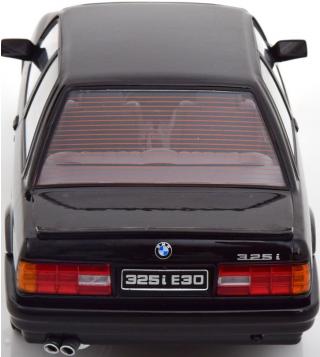BMW 325i E30 M-Paket 1 1987 schwarz KK-Scale 1:18 Metallmodell (Türen, Motorhaube... nicht zu öffnen!)