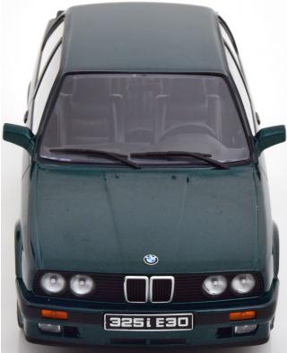 BMW 325i E30 M-Paket 1 1987 dunkelgrün-metallic KK-Scale 1:18 Metallmodell (Türen, Motorhaube... nicht zu öffnen!)