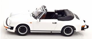 Porsche 911 SC Cabrio 1983 weiß  mit extra Softtop  KK-Scale 1:18 Metallmodell (Türen, Motorhaube... nicht zu öffnen!)