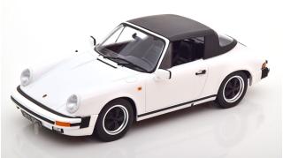 Porsche 911 SC Cabrio 1983 weiß  mit extra Softtop  KK-Scale 1:18 Metallmodell (Türen, Motorhaube... nicht zu öffnen!)