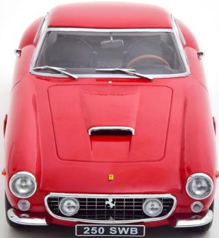 Ferrari 250 SWB Passo Corto 1961 rot KK-Scale 1:18 Metallmodell (Türen, Motorhaube... nicht zu öffnen!)