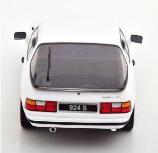 Porsche 924 S 1986 weiß KK-Scale 1:18 Metallmodell (Türen, Motorhaube... nicht zu öffnen!)