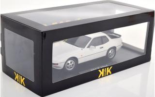 Porsche 924 S 1986 weiß KK-Scale 1:18 Metallmodell (Türen, Motorhaube... nicht zu öffnen!)
