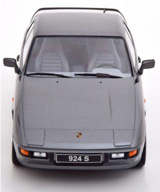 Porsche 924 S 1986 graumetallic KK-Scale 1:18 Metallmodell (Türen, Motorhaube... nicht zu öffnen!)
