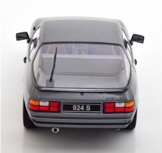 Porsche 924 S 1986 graumetallic KK-Scale 1:18 Metallmodell (Türen, Motorhaube... nicht zu öffnen!)