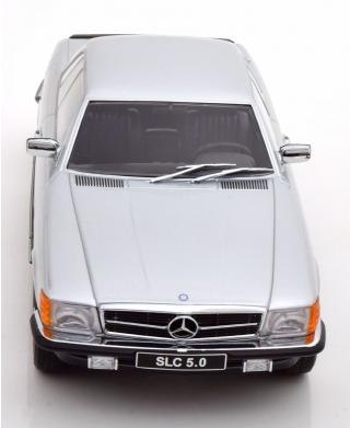 Mercedes 450 SLC 5.0 C107 silber 1980 KK-Scale 1:18 Metallmodell (Türen, Motorhaube... nicht zu öffnen!)