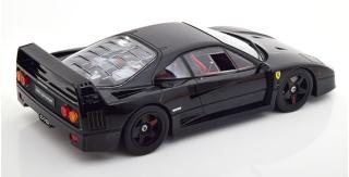 Ferrari F40 Lightweight 1990 schwarz KK-Scale 1:18 Metallmodell (Türen, Motorhaube... nicht zu öffnen!)