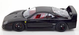 Ferrari F40 Lightweight 1990 schwarz KK-Scale 1:18 Metallmodell (Türen, Motorhaube... nicht zu öffnen!)