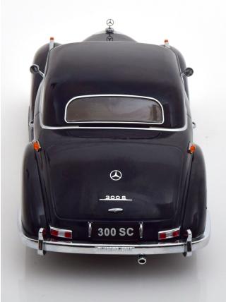 Mercedes 300 SE W188 Coupe schwarz KK-Scale 1:18 Metallmodell (Türen, Motorhaube... nicht zu öffnen!)