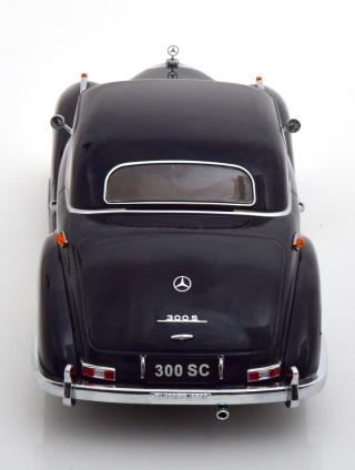 Mercedes 300 SE W188 Coupe dunkelblau KK-Scale 1:18 Metallmodell (Türen, Motorhaube... nicht zu öffnen!)