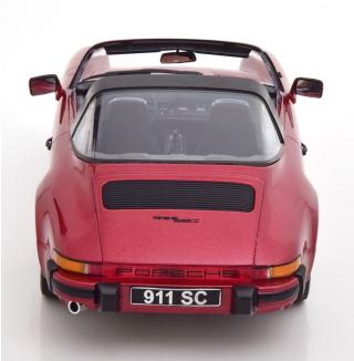 Porsche 911 SC Targa 1983 rotmetallic  mit extra Hardtop KK-Scale 1:18 Metallmodell (Türen, Motorhaube... nicht zu öffnen!)
