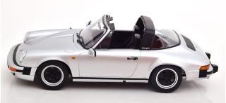 Porsche 911 SC Targa 1983 silber  mit extra Hardtop KK-Scale 1:18 Metallmodell (Türen, Motorhaube... nicht zu öffnen!)