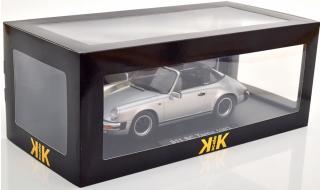 Porsche 911 SC Targa 1983 silber  mit extra Hardtop KK-Scale 1:18 Metallmodell (Türen, Motorhaube... nicht zu öffnen!)