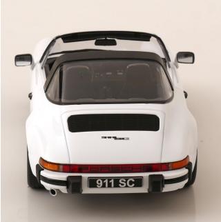 Porsche 911 SC Targa 1983 weiß KK-Scale 1:18 Metallmodell (Türen, Motorhaube... nicht zu öffnen!)