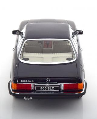 Mercedes 500 SLC C107 1981 dunkelblau KK-Scale 1:18 Metallmodell (Türen, Motorhaube... nicht zu öffnen!)