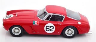 Ferrari 250 GT SWB rot #62 Sieger Monza 1960 KK-Scale 1:18 Metallmodell (Türen, Motorhaube... nicht zu öffnen!)