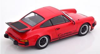 Porsche 911 Carrera 3.2 Clubsport 1989 rot/schwarz KK-Scale 1:18 Metallmodell (Türen, Motorhaube... nicht zu öffnen!)