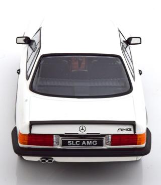 Mercedes 500 SLC 6.0 AMG C107 1985  weiß/mattschwarz KK-Scale 1:18 Metallmodell (Türen, Motorhaube... nicht zu öffnen!)