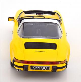Porsche 911 G Targa 1978 gelb KK-Scale 1:18 Metallmodell (Türen, Motorhaube... nicht zu öffnen!)