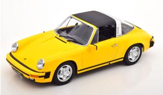 Porsche 911 G Targa 1978 gelb KK-Scale 1:18 Metallmodell (Türen, Motorhaube... nicht zu öffnen!)