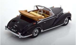 Mercedes 300 SC W188 Cabrio 1957 schwarz KK-Scale 1:18 Metallmodell (Türen, Motorhaube... nicht zu öffnen!)