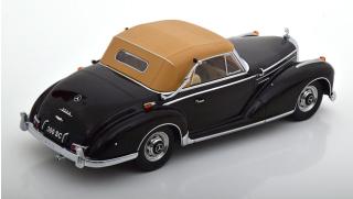 Mercedes 300 SC W188 Cabrio closed 1957 mit Softtop schwarz KK-Scale 1:18 Metallmodell (Türen, Motorhaube... nicht zu öffnen!)