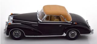 Mercedes 300 SC W188 Cabrio closed 1957 mit Softtop schwarz KK-Scale 1:18 Metallmodell (Türen, Motorhaube... nicht zu öffnen!)