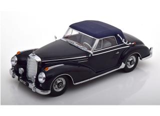 Mercedes 300 SC W188 Cabrio closed 1957 mit Softtop dunkelblau KK-Scale 1:18 Metallmodell (Türen, Motorhaube... nicht zu öffnen!)