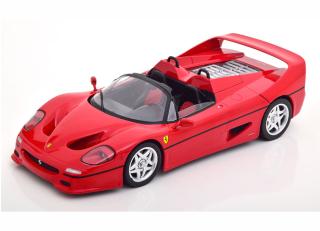 Ferrari F50 Cabrio rot 1995 KK-Scale 1:18 Metallmodell (Türen, Motorhaube... nicht zu öffnen!)